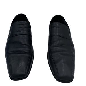 Alfredo Men's Soft Leather Loafers Sz 41 Black Made In Brazil Pre-owned